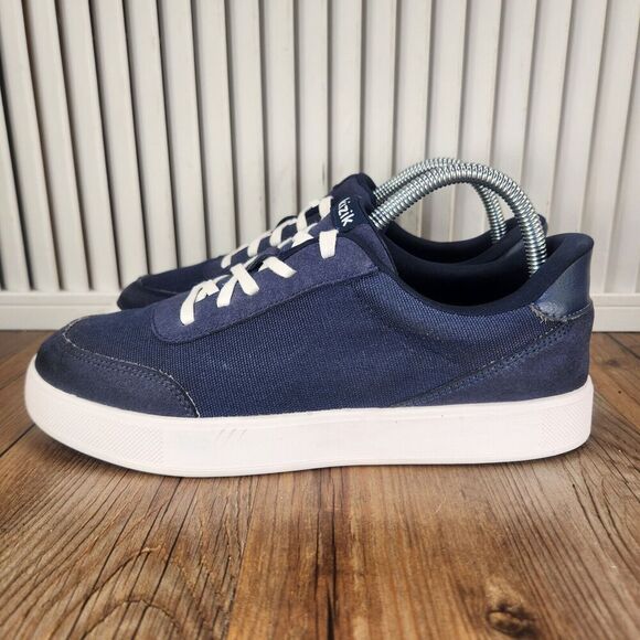 Stylish Navy Women's Athletic Sneakers - Picture 3 of 10
